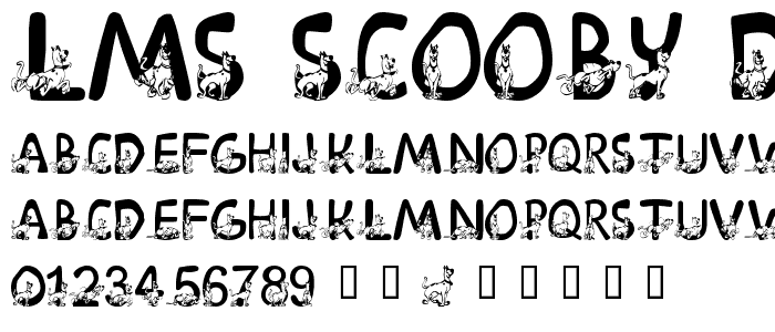 LMS Scooby Doo font